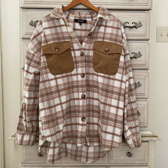 Vici Tops - Vici Plaid Shacket